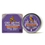 cbd+delta 8 thc pain cream in levender scent with medium strength