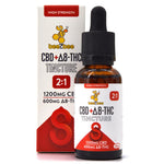 cbd + delta 8 thc tincture high strength 2:1