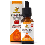 cbd + delta 8 thc tincture medium strength 2:1