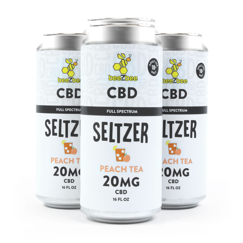 CBD Seltzer - Peach Tea