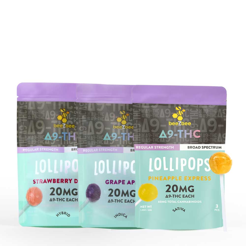 Delta-9 THC Terpene Lollipops – beeZbee