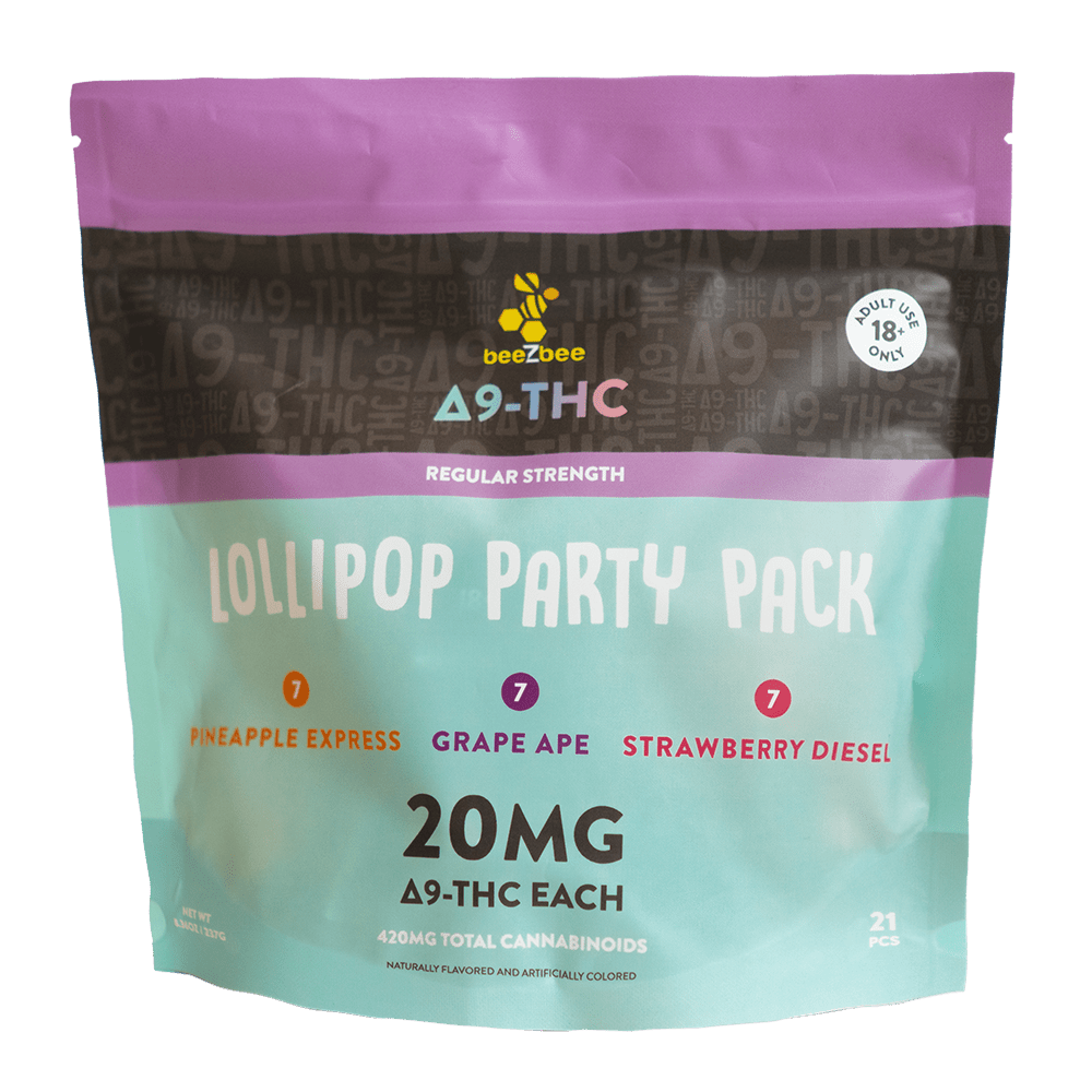 Delta-9 THC Terpene Lollipop Party Pack – beeZbee