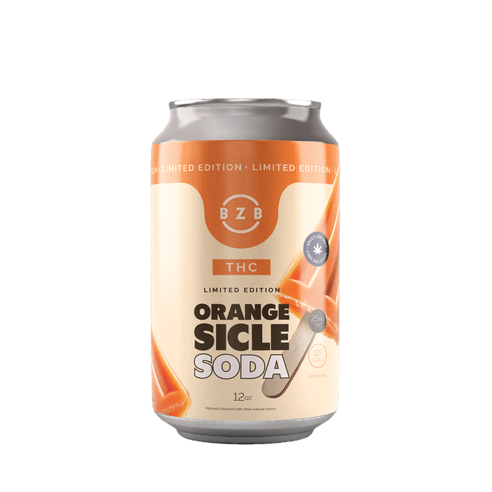 Orangesicle 25mg THC Soda 4-Pack