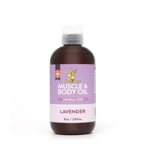 beeZbee Muscle & Body Oil 2600mg in Lavender