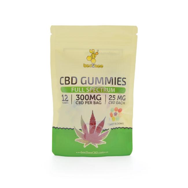 beeZbee Full Spectrum CBD Gummies 300mg in Sweet Blooms
