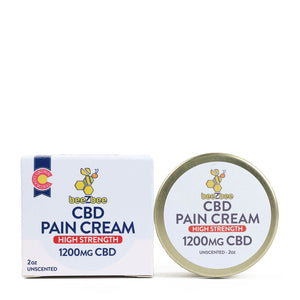 beeZbee CBD Pain Cream, high strength, unscented