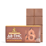 beeZbee Delta-8 THC Chocolate Bars in medium strength milk chocolate
