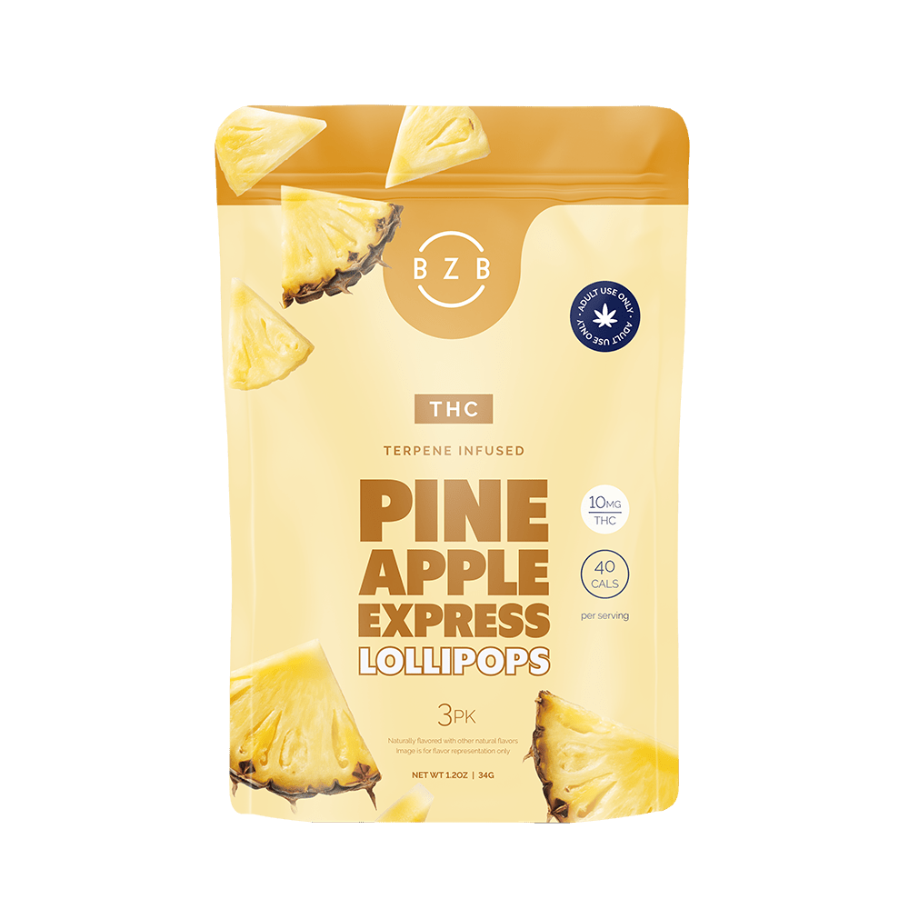 BZB 10mg THC Terpene Lollipops 3 pack - beeZbee
