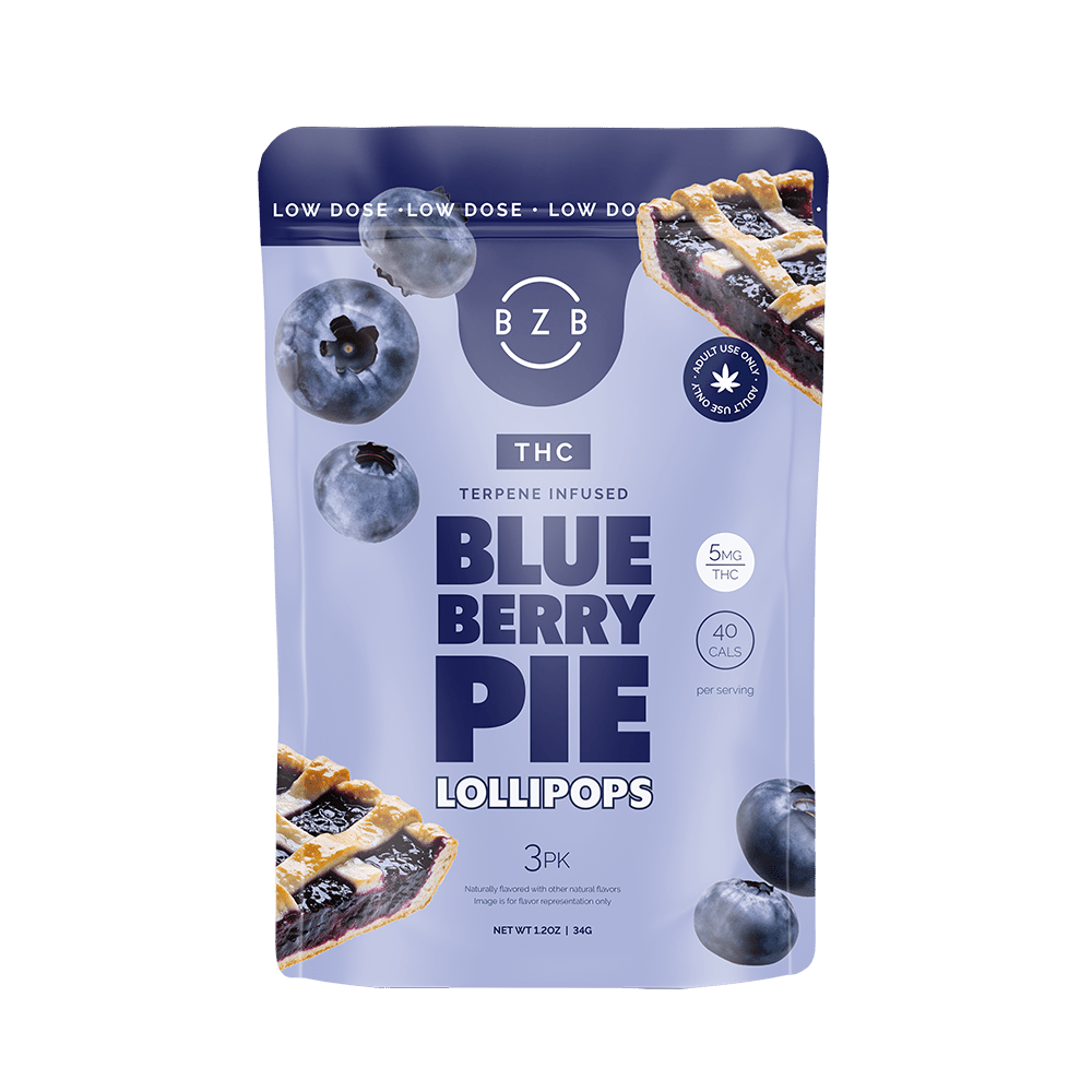 BZB 5mg THC Terpene Lollipops 3 pack - beeZbee