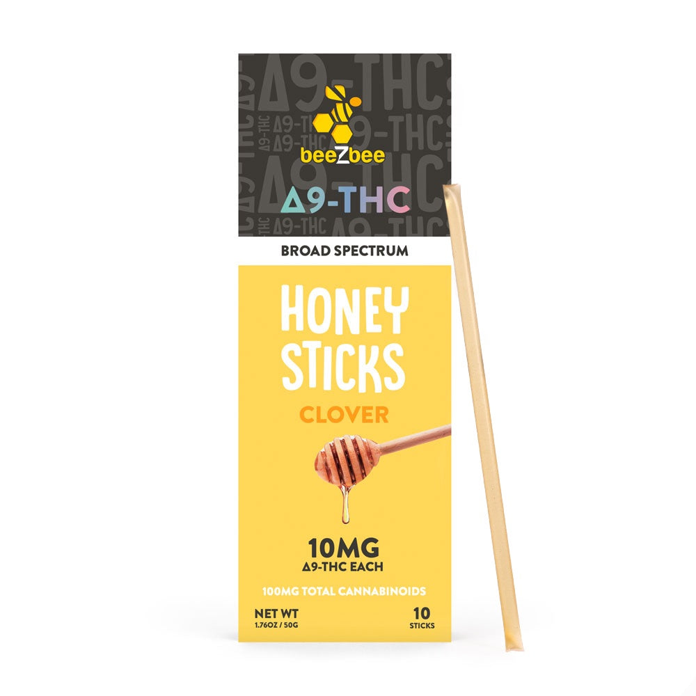 Delta-9 THC Clover Honey Sticks