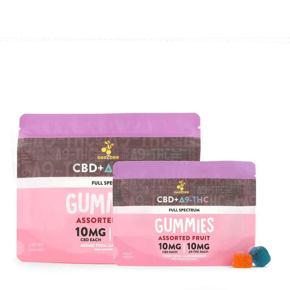 CBD + Delta - 9 THC Gummies - beeZbee