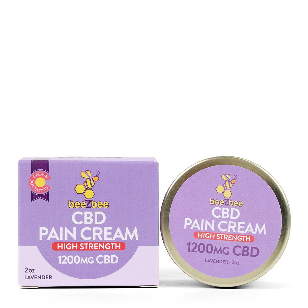 cbd pain cream high strength 1200 mg in lavender flavor