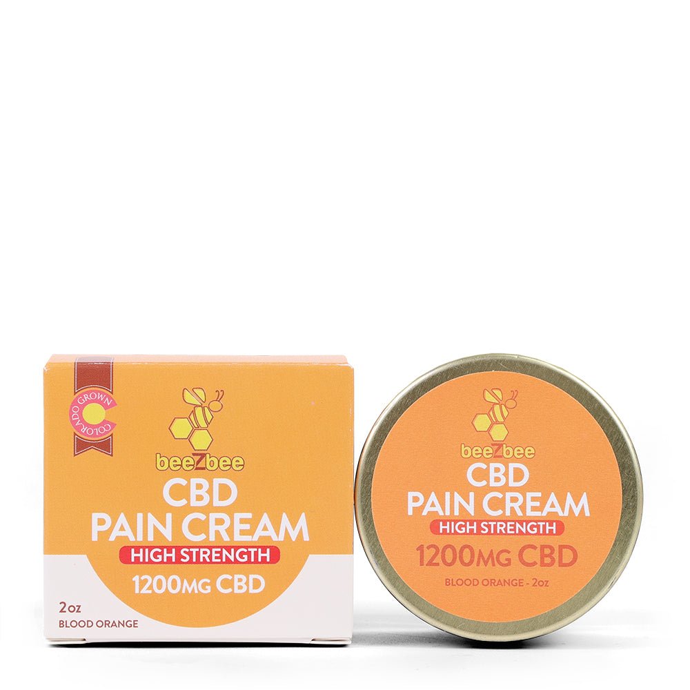 cbd pain cream low strength 1200mg in blood orange flavor