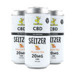 CBD Seltzer - Peach Tea - beeZbee