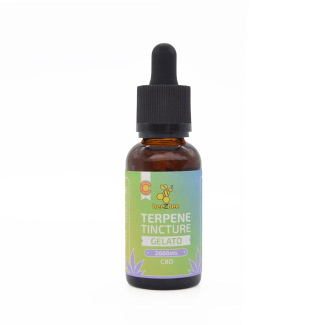 CBD Terpene Tinctures 2600mg gelato