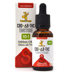 cbd + delta 8 thc tincture high strength 10:1
