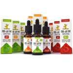 cbd + delta 8 thc tinctures with different strength