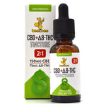 cbd + delta 8 thc tincture low strength 2:1