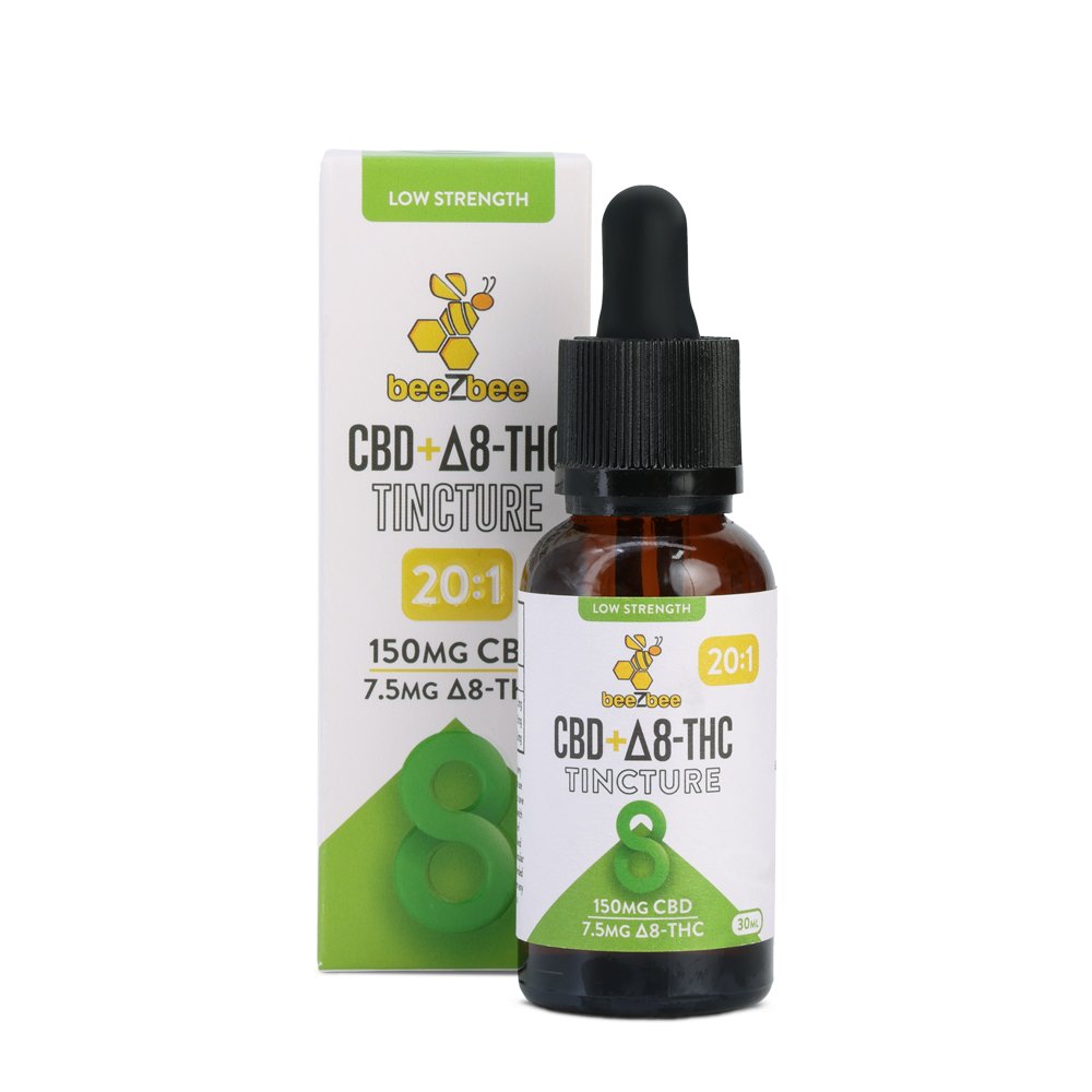 cbd + delta 8 thc tincture low strength