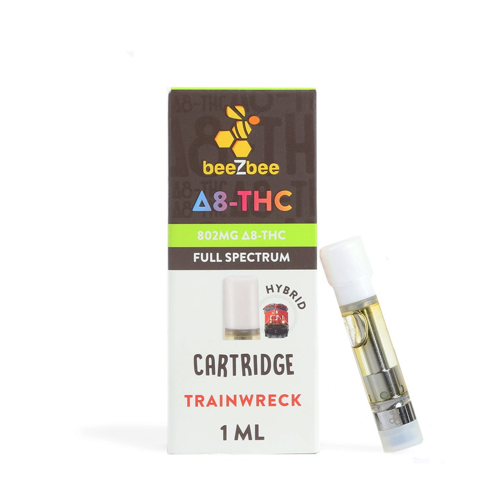 full spectrum hydrid delta 8 THC cartridge trainwreck 1 ML