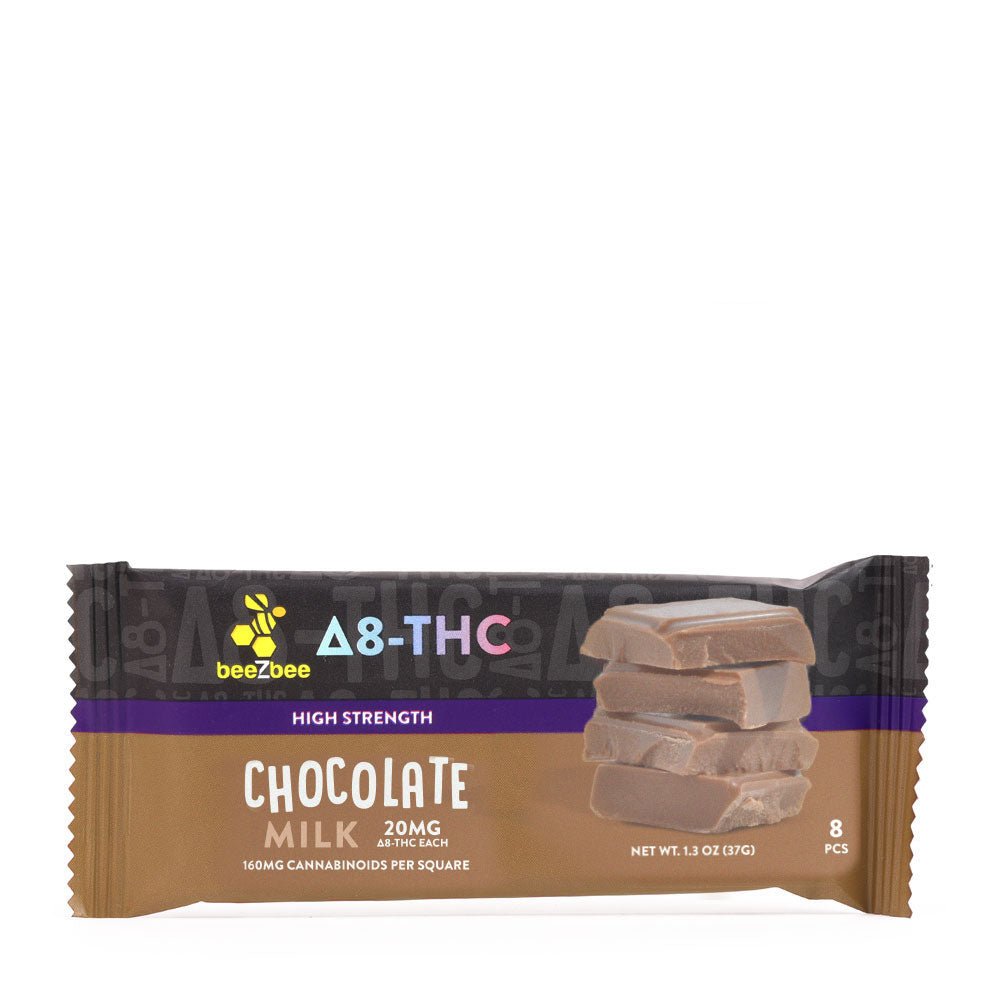 Delta-8 THC Chocolate Bars - High Strength – beeZbee