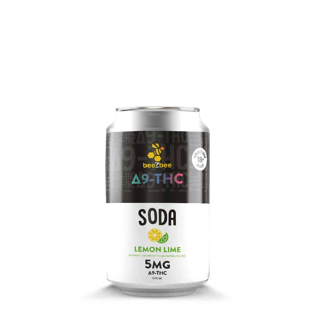 Shop Delta-9 THC Soda 4 Pack - Refreshing Lemon Lime Flavor – beeZbee