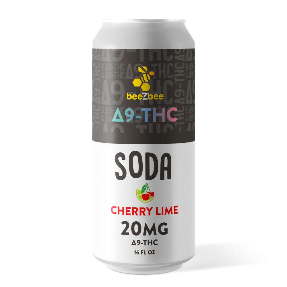 delta 9 thc soda in cherry lime flavor 20mg
