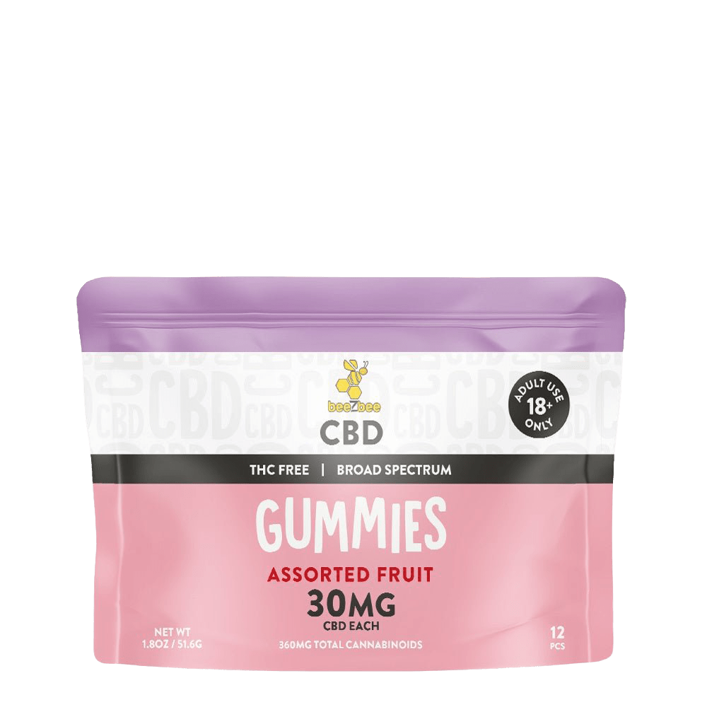 THC - Free CBD Gummies, 360mg - beeZbee