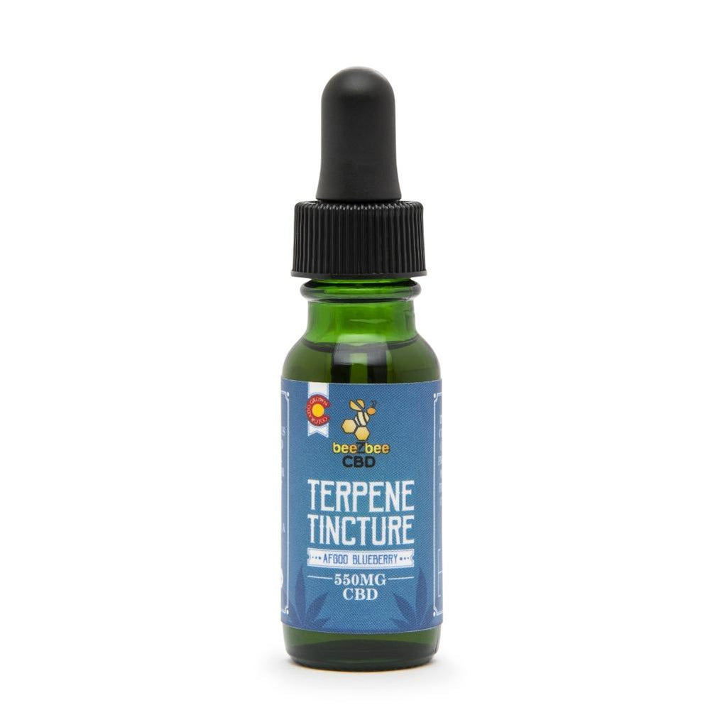 
            
                Load image into Gallery viewer, beeZbee CBD Terpene Tincture 550mg in Afgoo Blueberry
            
        