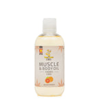 beeZbee CBD Muscle and Body Oil 100mg in blood orange scent