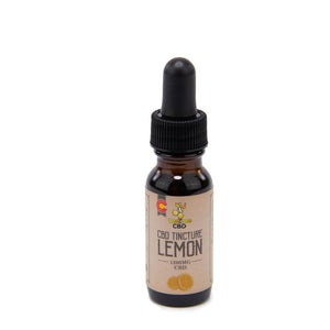 beeZbee CBD Tincture 1200mg 15ml in lemon flavor. 