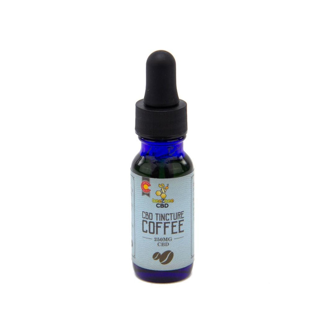 
            
                Load image into Gallery viewer, beeZbee CBD Tincture 250mg in coffee flavor.
            
        