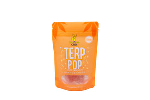 beeZbee CBD Terp Pops 40mg - Terpene Lollipops in Orange Crush