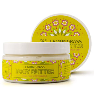 beeZbee Body Butter in Lemongrass.