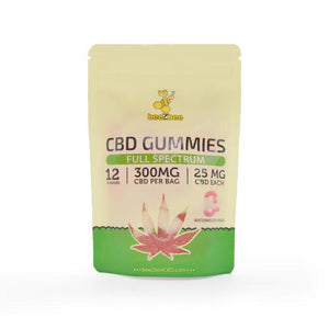 beeZbee Full Spectrum CBD Gummies 300mg in Watermelon Rings