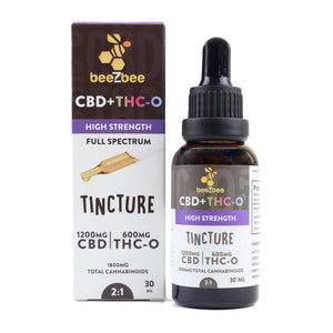 beeZbee CBD+THC-O Tinctures in high strength