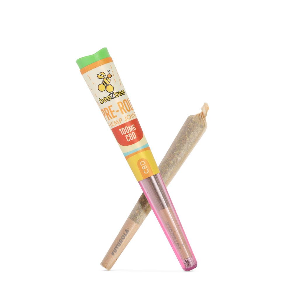 
            
                Load image into Gallery viewer, beeZbee Pre-Roll Hemp Joints, 100mg
            
        