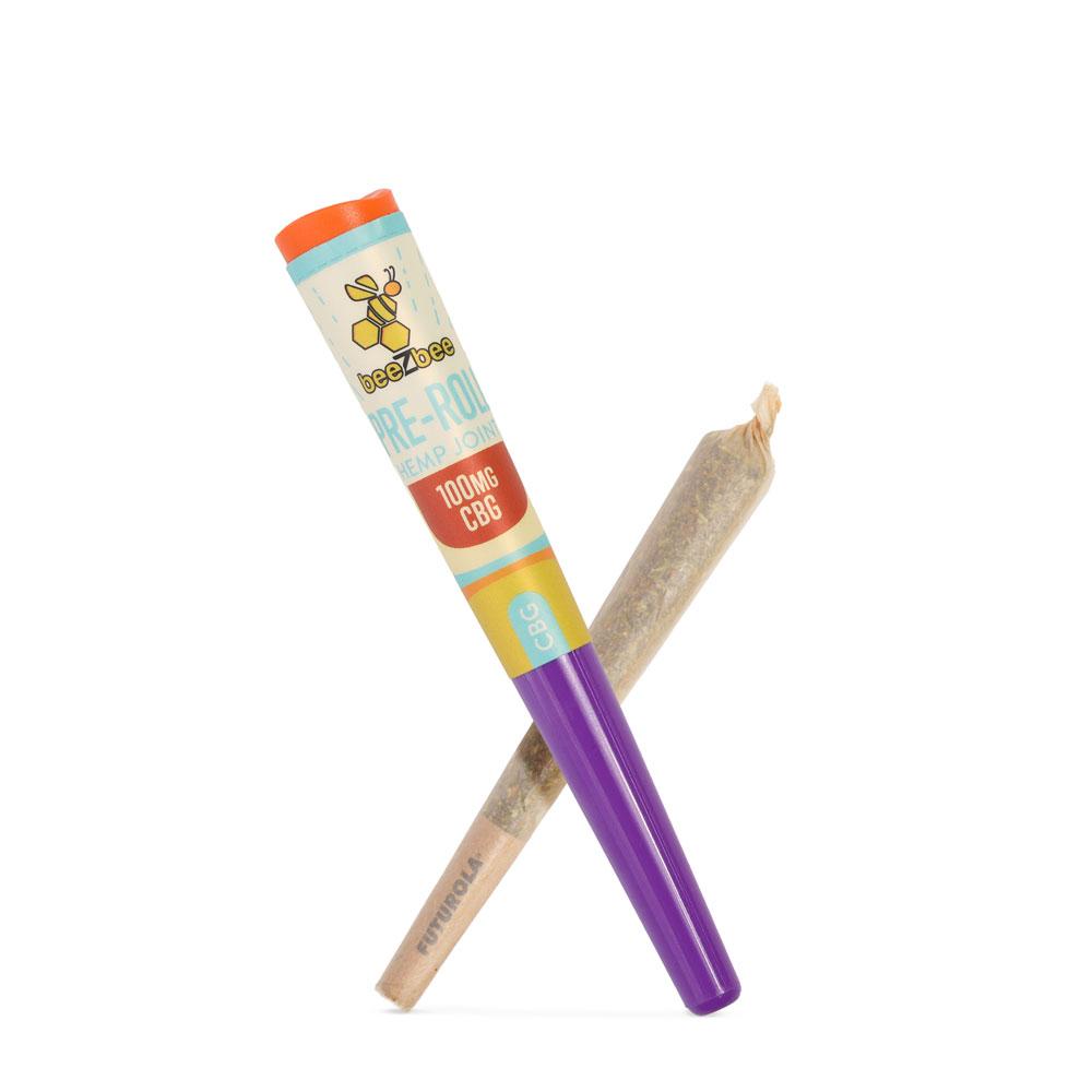 
            
                Load image into Gallery viewer, beeZbee Pre-Roll Hemp Joints - 100mg CBG
            
        