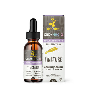 
            
                Load image into Gallery viewer, beeZbee CBD+HHC-O Tincture in regular strength
            
        