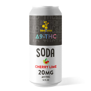 Delta-9 THC Sodas in Cherry Lime