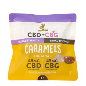 
            
                Load image into Gallery viewer, CBD+CBG Caramels | 3 Pack
            
        
