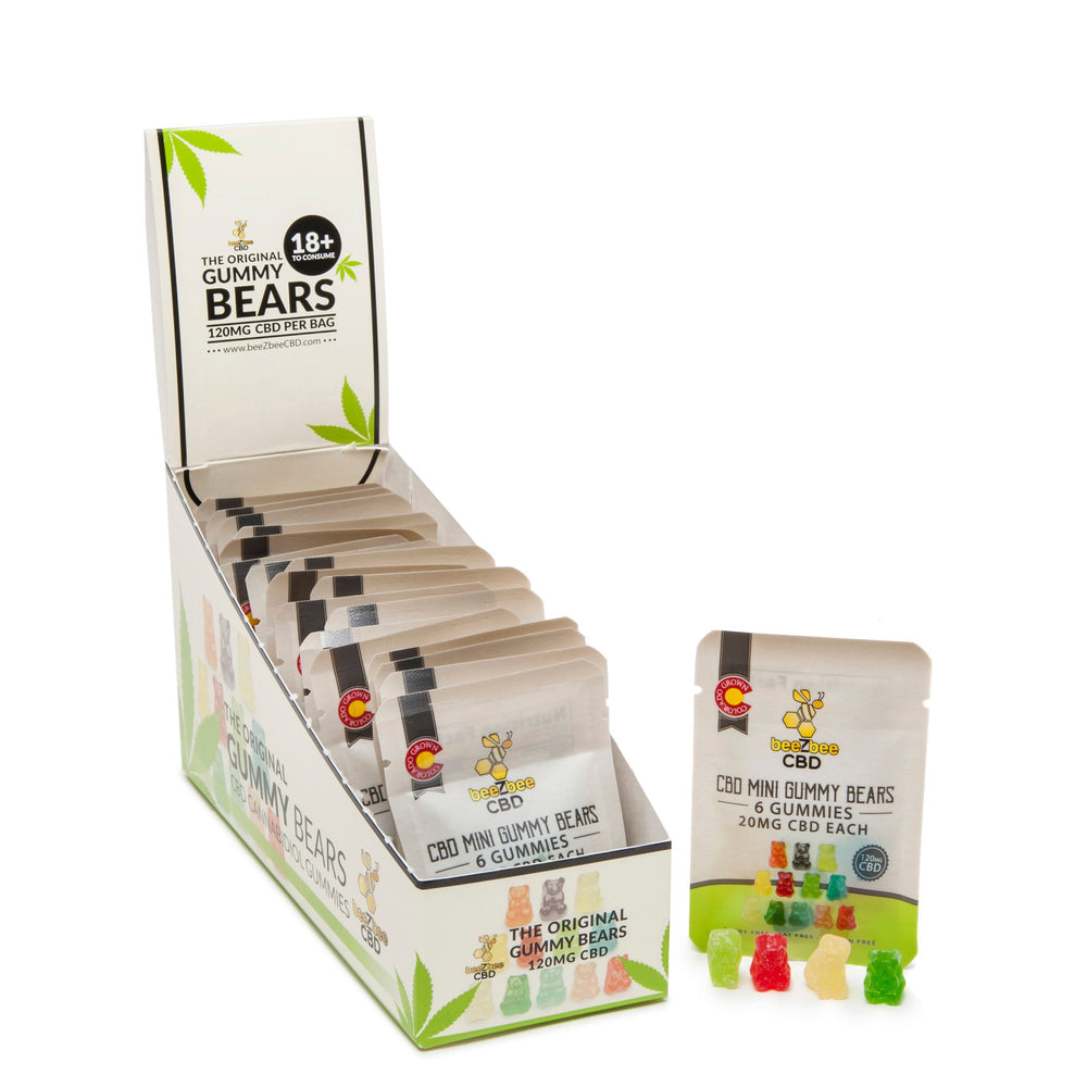 beeZbee CBD THC Free Gummies 120mg - CBD Kratom